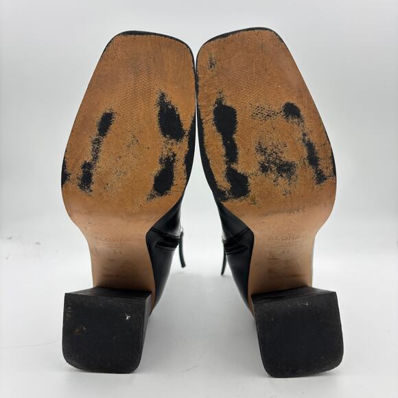 Alohas South Edge Python Two Tone Heeled Ankle Boots Women's 41 - Picture 7 of 11